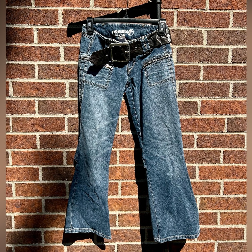 Parasuco Y2K belted jeans